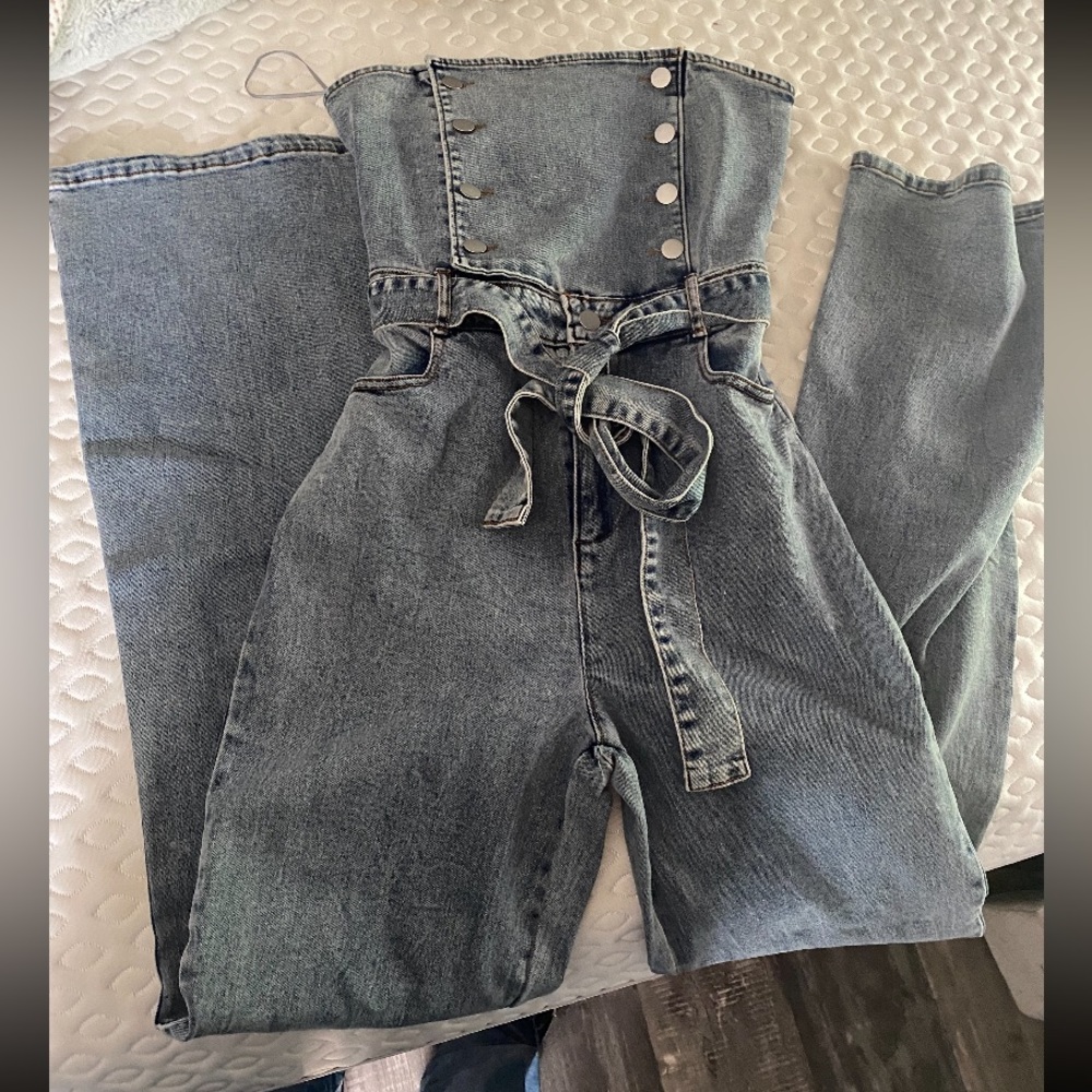 Women’s denim jumpsuit